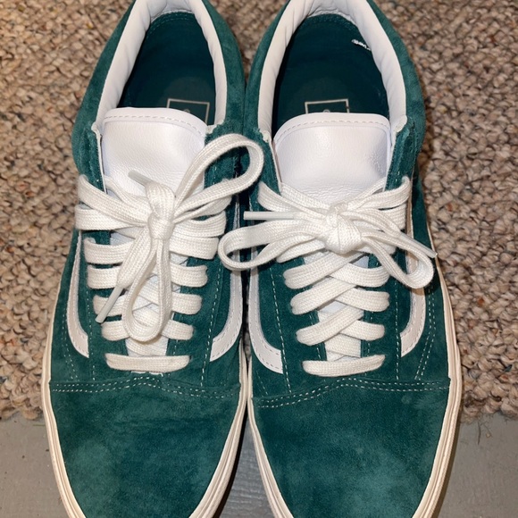 Vans old school size 8 men’s green suede good condition - Picture 5 of 5